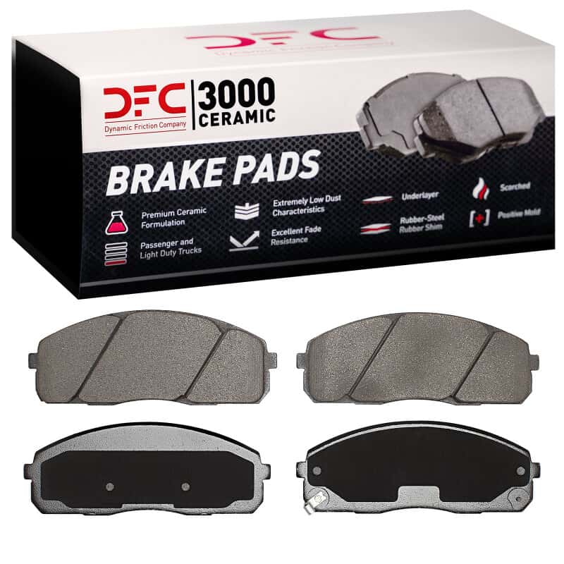 DFC — DFC 06-11 Dodge H100 (Mexico) Front 3000 Ceramic Brake Pads
DFC Brake Pad Set - view 5
