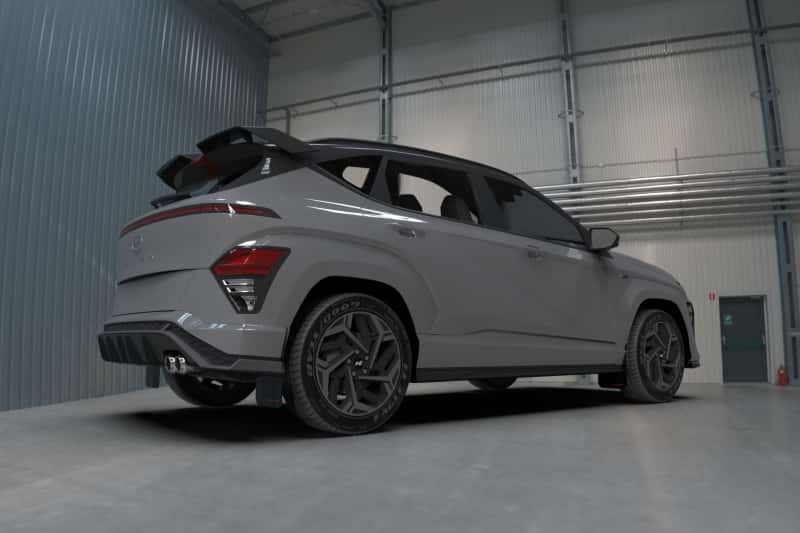 Rally Armor — Rally Armor 24-25 Hyundai Kona N Line Black UR Mud Flap - Red Logo
Mud Flap - view 2