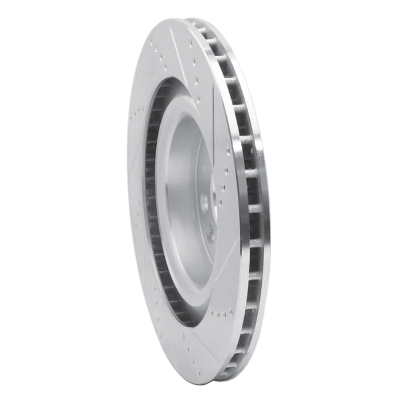 R1 Concepts — R1 12-21 Tesla Model S Rear Left Drilled & Slotted Silver Brake Rotor
R1 Brake Rotor Drill - view 4