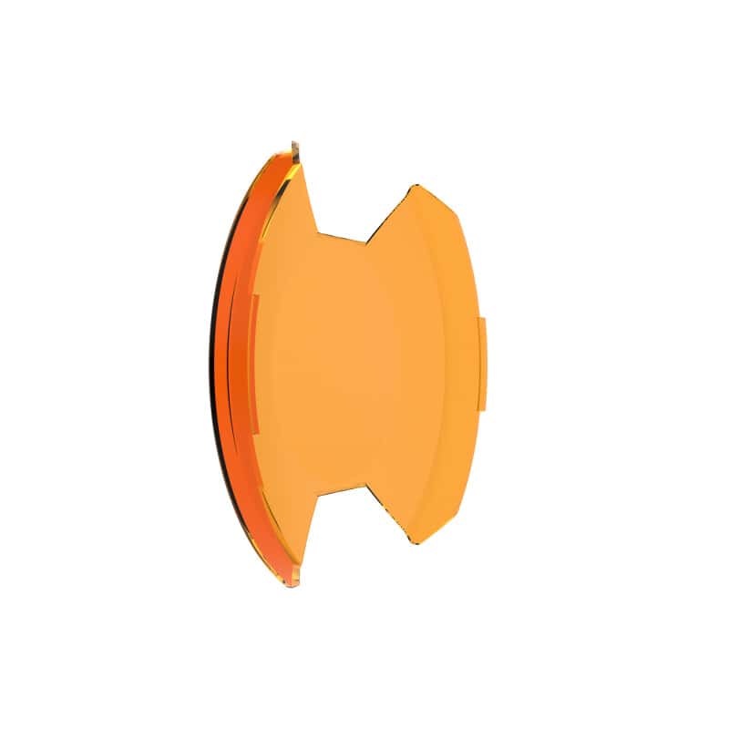 KC HiLiTES — KC HiLiTES SlimLite 8in. LED Light Shield (Shield Only) - Amber - view 11