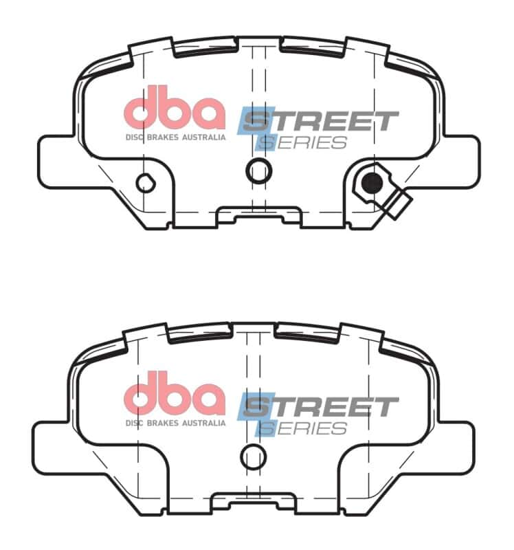 DBA — DBA 14-18 Mazda 6 Street Series Rear Brake Pads
Brake Pad - view 2