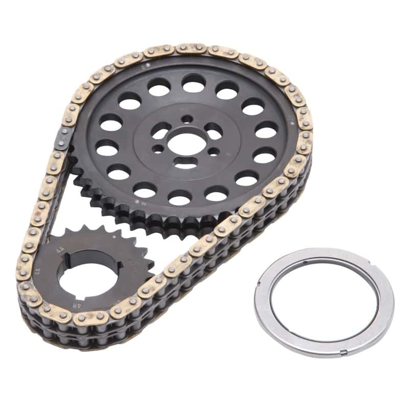 Edelbrock — Edelbrock Hex-A-Just Roller Timing Set Chevy 90 Degree V6 and Small Block V8
TIMING CHAINS - view 1