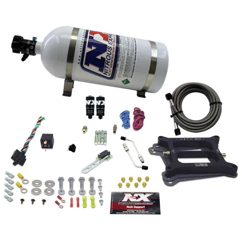 Nitrous Express — Nitrous Express 4150 Hitman Plus 4-BBL Nitrous Kit (50-200HP) w/10lb Bottle
Injection System Kit
N2OSys - view 3