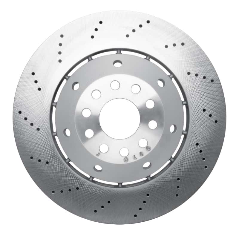 DFC — DFC 03-04 Audi RS6 Left Front Drilled Hi-Carbon Alloy Geomet Coated Rotor
DFC Brake Rotor - view 1