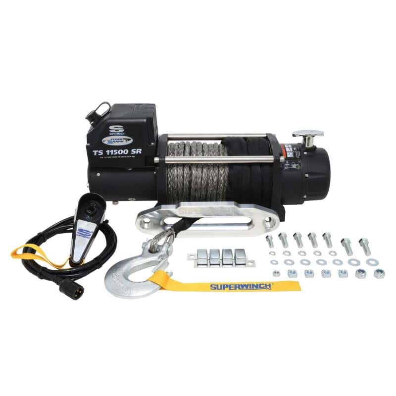 Superwinch — Superwinch 11500 LBS 12V DC 3/8in x 80ft Synthetic Rope Tiger Shark 11500 Winch
Winch - view 15