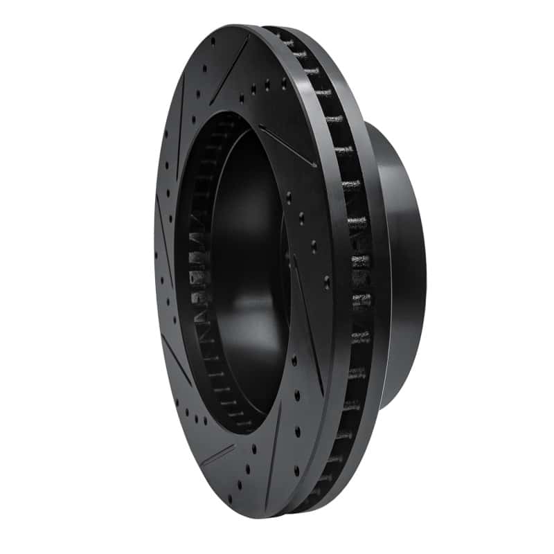 R1 Concepts — R1 05-12 Ford F-250 4WD (Super Duty) Front Right Drilled & Slotted Black Brake Rotor
R1 Brake Rotor Drill - view 4
