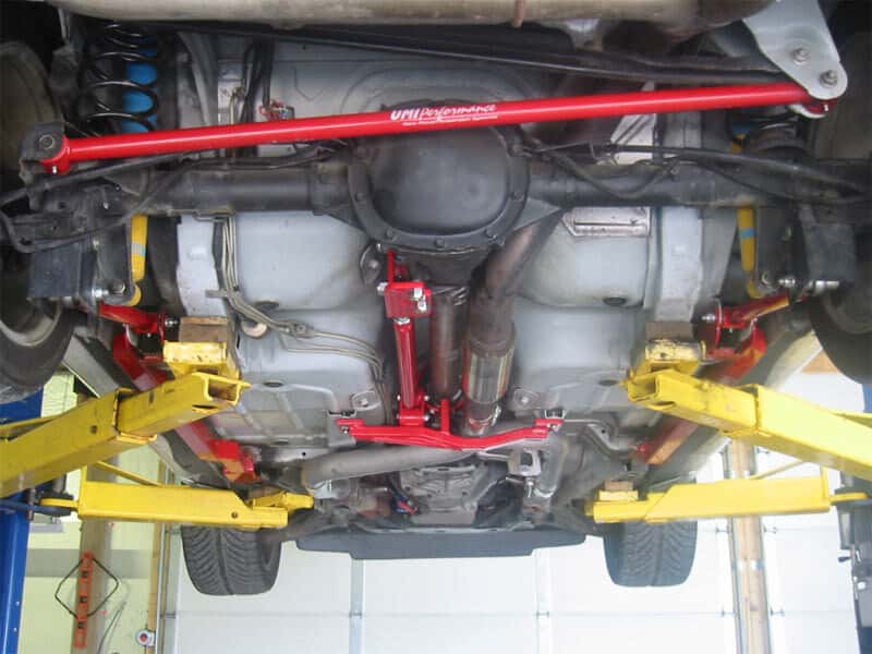 UMI Performance — UMI Performance 93-02 GM F-Body Tunnel Brace Mount Long Tube Header Set-Ups w/ Loop
Tunnel Brace - view 3