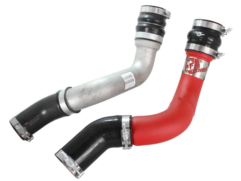 aFe — aFe BladeRunner 3in Red Intercooler Tubes Hot & Cold Side Kit for 13-14 Dodge RAM Diesel 6.7L (td)
Charge Pipe Kit - view 5