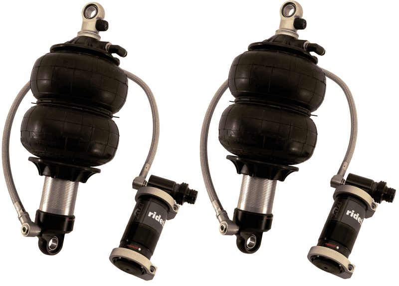 Ridetech — Ridetech TQ Series ShockWaves 4.1in Travel 6.5in dia Double Convoluted .625in/.625in Bearing
TQ SKW 6.5" 4.1" Eye - view 2