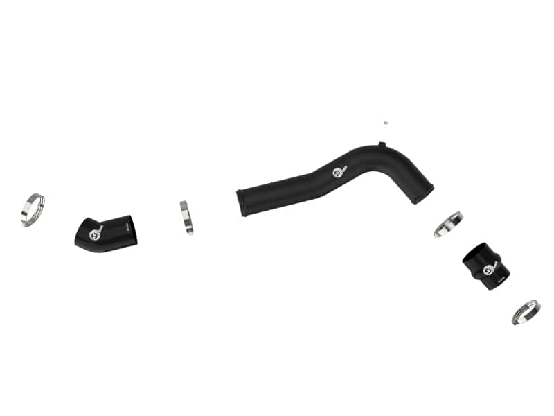 aFe — aFe 20-23 Ford Explorer ST V6 3.0L (tt) BladeRunner 2-3/4in Aluminum Cold Charge Pipe - Black
Cold Charge Pipe - view 2