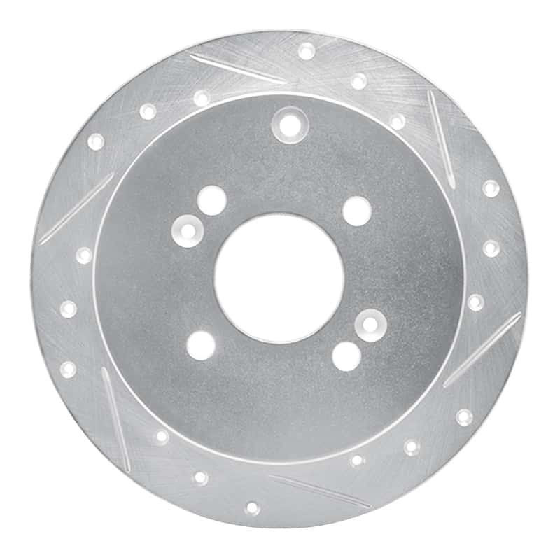 R1 Concepts — R1 06-12 Dodge Attitude (Mexico) Rear Right Drilled & Slotted Silver Brake Rotor
R1 Brake Rotor Drill - view 1