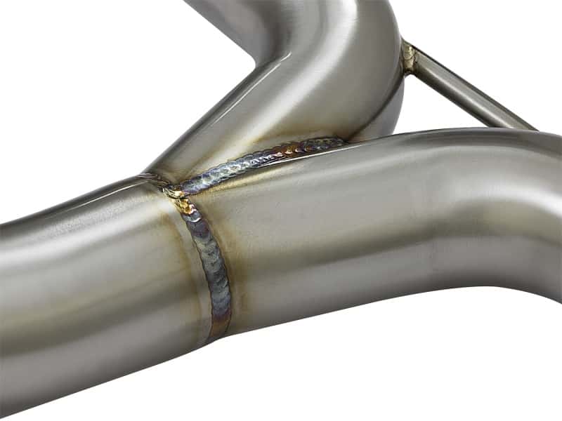 aFe — aFe POWER Takeda 16-17 Honda Civic I4-1.5L (t) 2.5-2.25in 304 SS CB Dual-Exit Exhaust Blue Tips
Cat-Back Exhaust - view 5