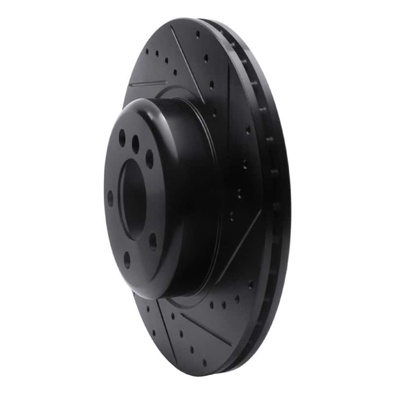 R1 Concepts — R1 11-16 BMW 528I xDrive Front Right Drilled & Slotted Black Brake Rotor
R1 Brake Rotor Drill - view 2