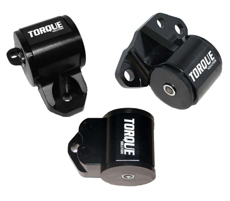 Torque Solution — Torque Solution 3pc Billet Engine Mount Kit (3 Bolt): 92-95 Honda Civic/94-01 Integra/93-97 Del Sol - view 2