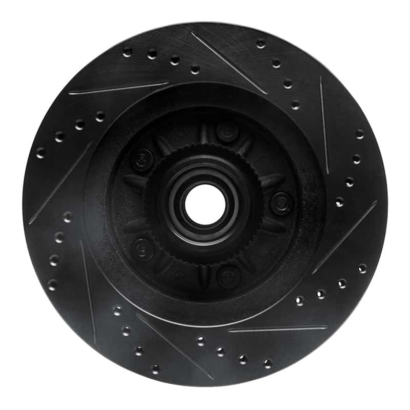R1 Concepts — R1 00-04 Ford F-150 RWD Front Left Drilled & Slotted Black Brake Rotor
R1 Brake Rotor Drill - view 5