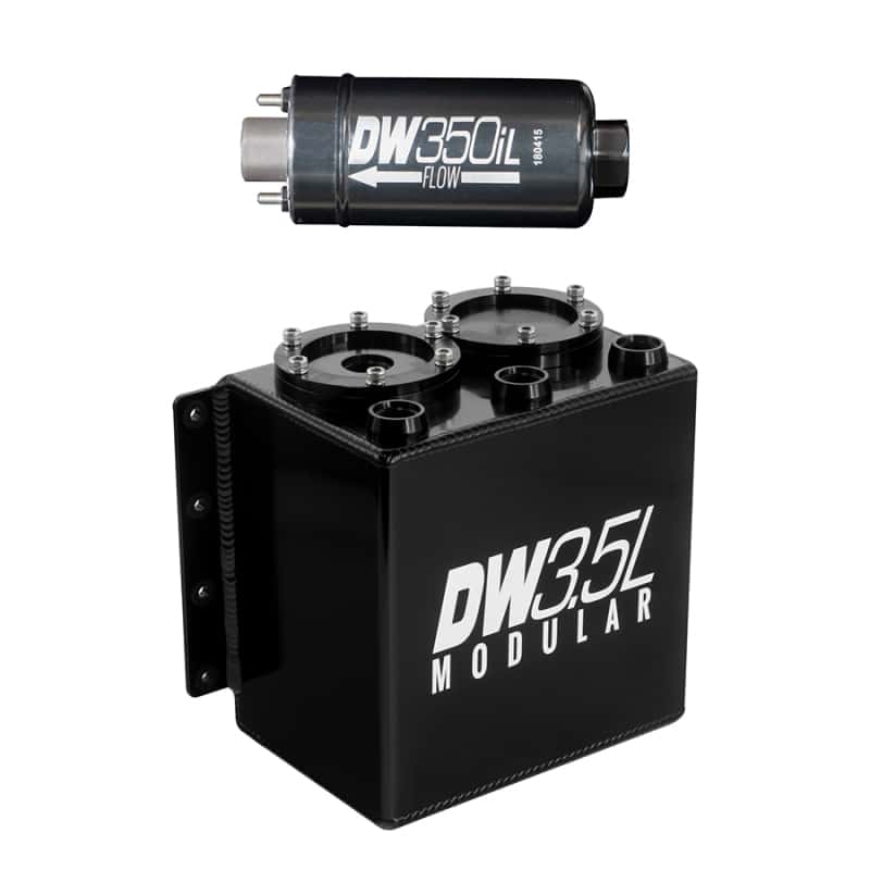 DeatschWerks — DeatschWerks 3.5L Modular Surge Tank (Incl. 1 DW350iL In-Line Fuel Pump)
Surge Tanks - view 1