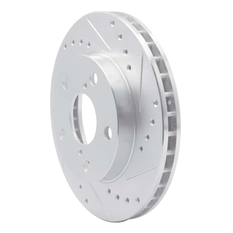 R1 Concepts — R1 91-95 Toyota MR2 Front Right Drilled & Slotted Silver Brake Rotor
R1 Brake Rotor Drill - view 2