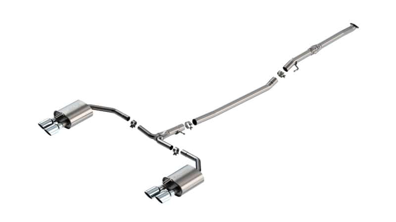Borla — Borla 2025 Kia K5 GT 2.5L 4 Cyl S-type Cat-Back Exhaust w/ 3.5in Tips
Cat-Back System - view 1