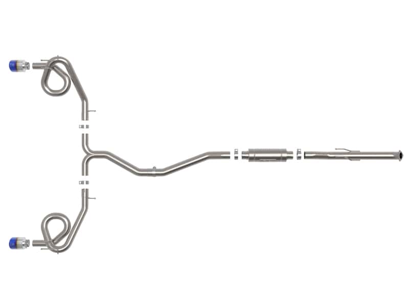 aFe — aFe POWER Takeda 22-23 Honda Civic Si I4-1.5L (t) 2.5in to 3in 304 SS CB Exhaust - Blue Flame Tips
Cat-Back Exhaust - view 2
