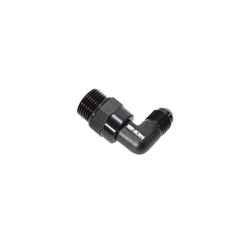 Snow Performance — Snow -8 ORB to -6AN 90 Degree Swivel Fitting (Black) - view 2