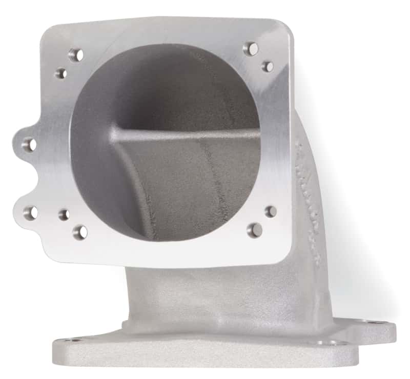 Edelbrock — Edelbrock High Flow Intake Elbow 95mm Throttle Body to Square-Bore Flange As-Cast Finish
FUEL INJECTION COMPO - view 3