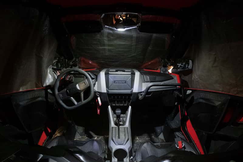 Seizmik — Seizmik 04+ Can/ Hon/ Yam Halo-RA LED Rear View Mirror - 2 in. Clamp Pair - view 1