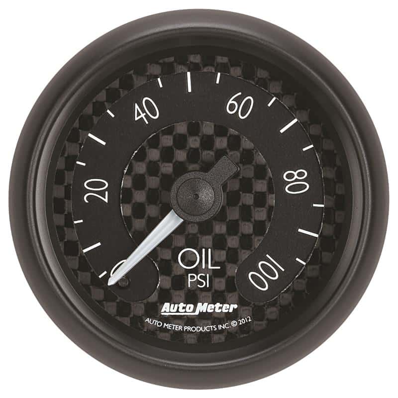 AutoMeter — Autometer GT Series 52mm Mechanical 0-100 psi Oil Pressure Gauge
2-1/16" OIL PRESS, 0 - view 1