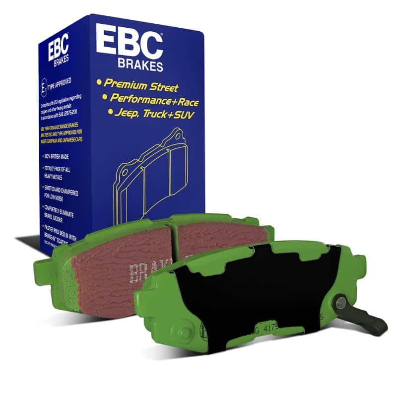 EBC — EBC 12+ Scion FR-S 2 Greenstuff Rear Brake Pads
Disc Brake Pad - view 2