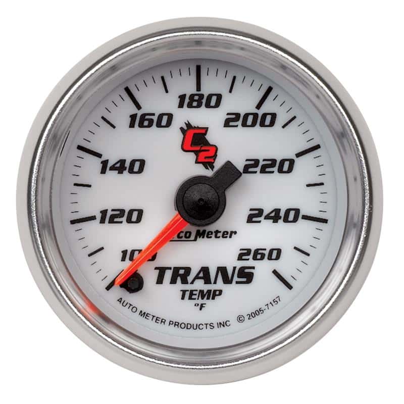 AutoMeter — Autometer C2 52mm 100 - 260 Deg. F Electronic Trans Temp Gauge
GA 2" TRANST STPR C2 - view 2