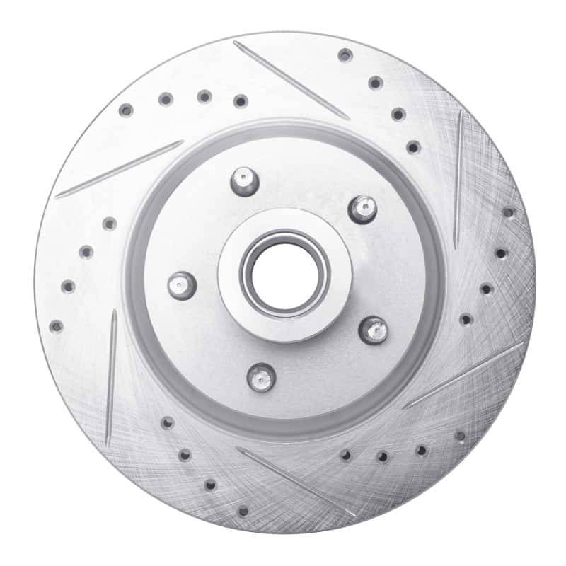R1 Concepts — R1 1969-1973 Chrysler New Yorker Front Right Drilled & Slotted Silver Brake Rotor
R1 Brake Rotor Drill - view 1