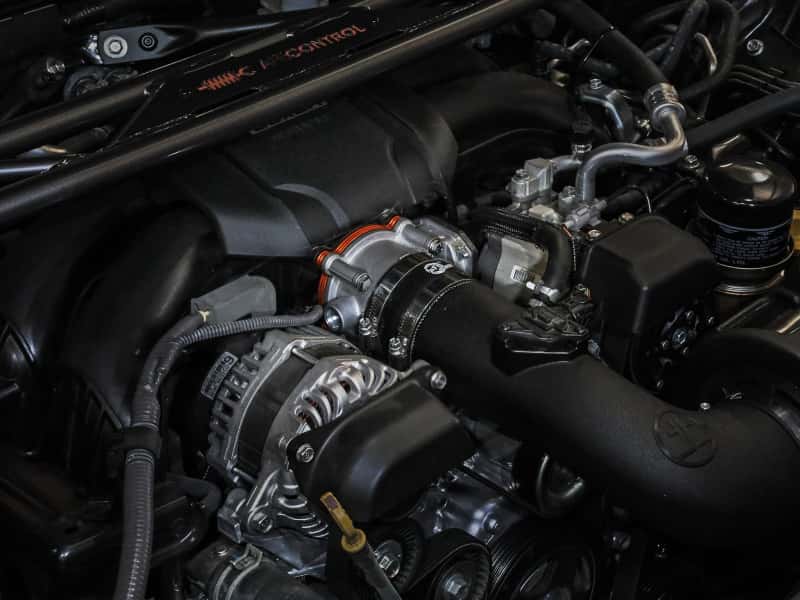 aFe — aFe Silver Bullet Throttle Body Spacers TBS 22-23 Toyota GR86 H4-2.4L - Orange
Throttle Body Spacer - view 5