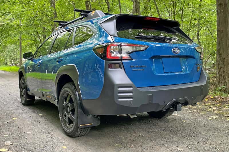 Rally Armor — Rally Armor 22-25 Subaru Outback Wilderness Black Mud Flap Wild Orange Logo
Mud Flap - view 3