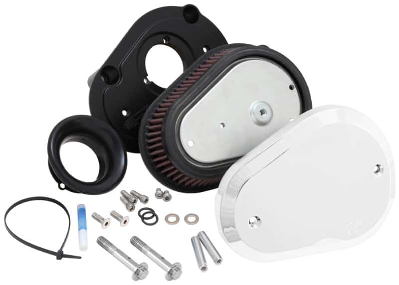 K&N Engineering — K&N Intake System for Harley-Davidson - Color (Red) - Style (Triangle) - Size (6-8)
Air Intake System - view 7