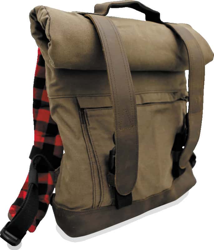 Burly Brand — Burly Brand Voyager Back Pack - Dark Oak - view 3