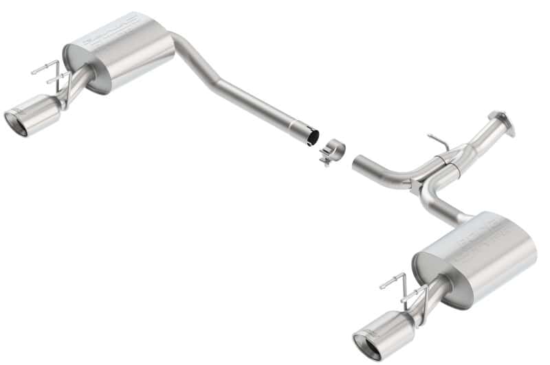 Borla — Borla 13-15 Honda Accord Coupe 3.5L FWD SS Rear Section Single Split Rear Exit Touring Exhaust
Axle-Back System
ExhstSysKt - view 4