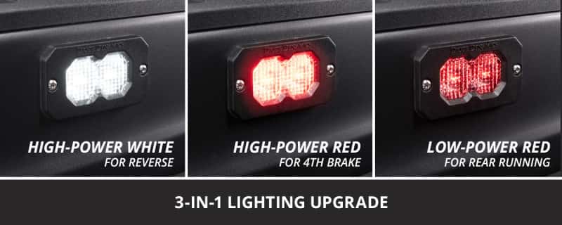 Diode Dynamics — Diode Dynamics Stage Series Flush Mount Reverse Light Kit C1 Pro - view 4