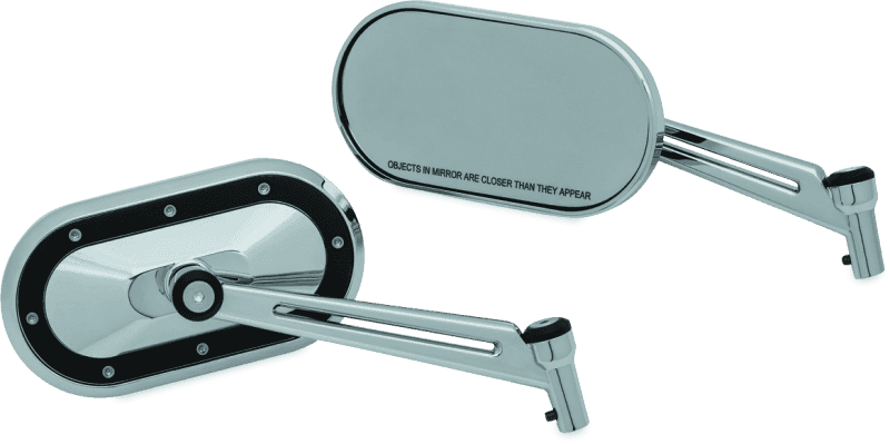 Kuryakyn — Kuryakyn Heavy Industry Mirrors Chrome/Black - view 1