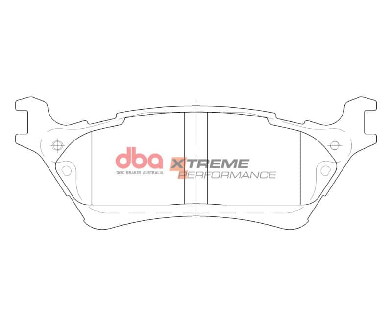DBA — DBA 12-17 Ford F-150 (w/Manual Parking Brake Rear XP Performance Brake Pads
Brake Pad - view 1