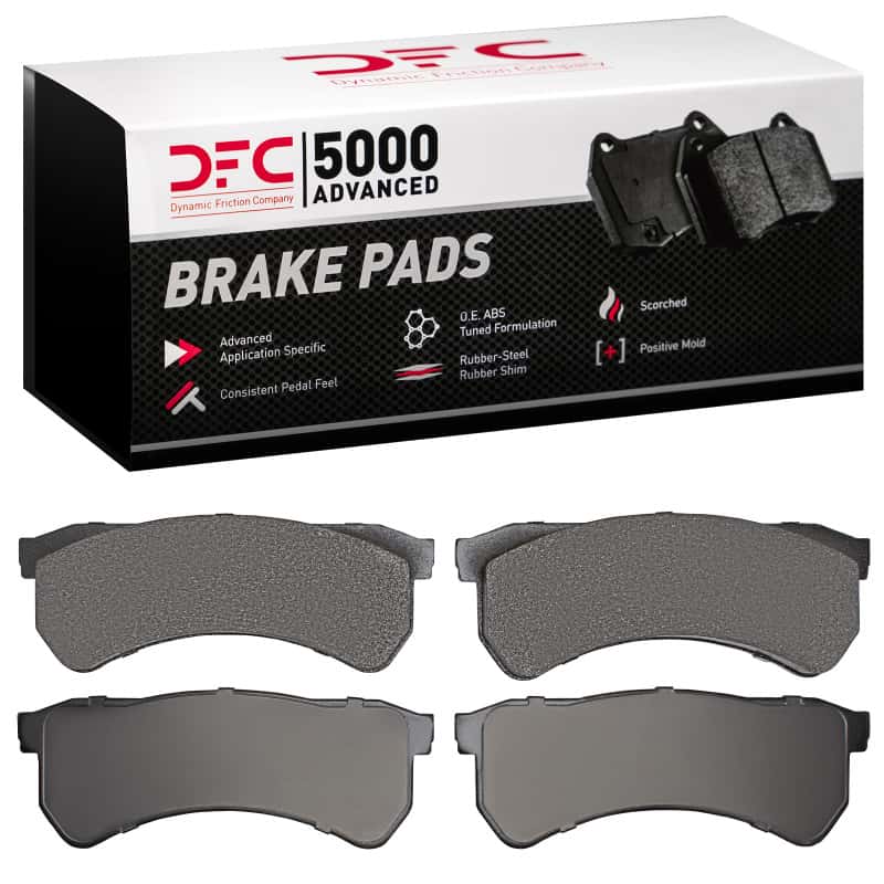 DFC — DFC 16-24 Freightliner MT55 Front/Rear 5000 Advanced Semi Metallic Brake Pads - view 1
