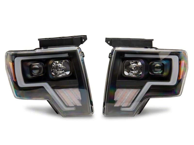 Raxiom — Raxiom 09-14 Ford F-150 Axial G4 Light Bar Switchback Projector Headlights- Blk Housing (Clear Lens)
Headlights - view 10