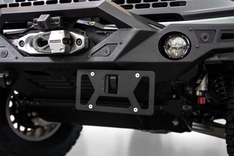 Addictive Desert Designs — Addictive Desert Designs Clevis Mounted Front License Plate Bracket
LicensePlateBrkt - view 3