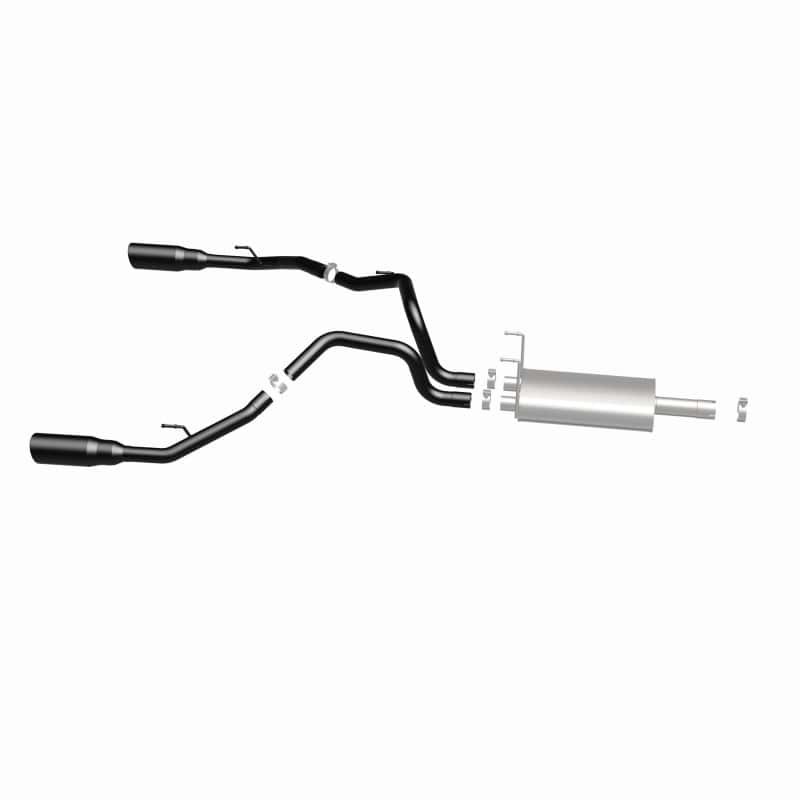 Magnaflow — Magnaflow 09-15 Dodge Ram 1500 V8 Dual Spilt Rear Exit Black Stainless C/B Perf Exhaust
Cat-Back - view 7