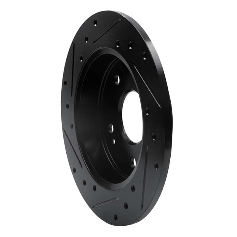 R1 Concepts — R1 97-15 Acura CSX Rear Right Drilled & Slotted Black Brake Rotor
R1 Brake Rotor Drill - view 4