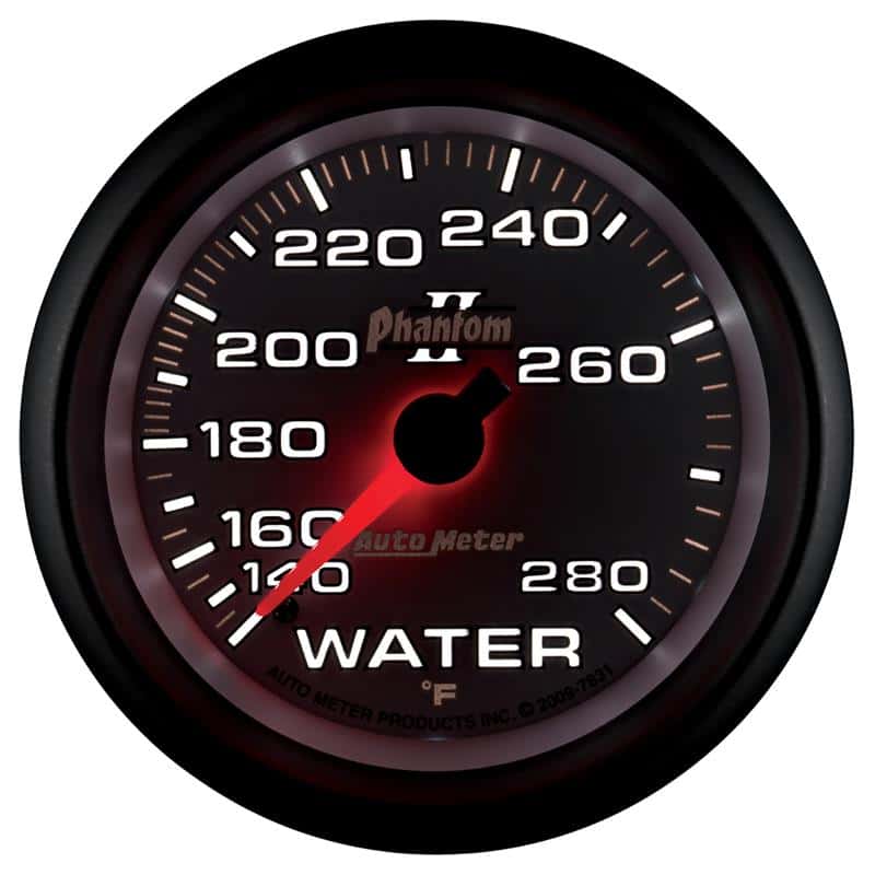 AutoMeter — Autometer Phantom II 2-5/8in 140-280 Degree F Mechanical Water Gauge
2-5/8" WATER TEMP, 1 - view 5