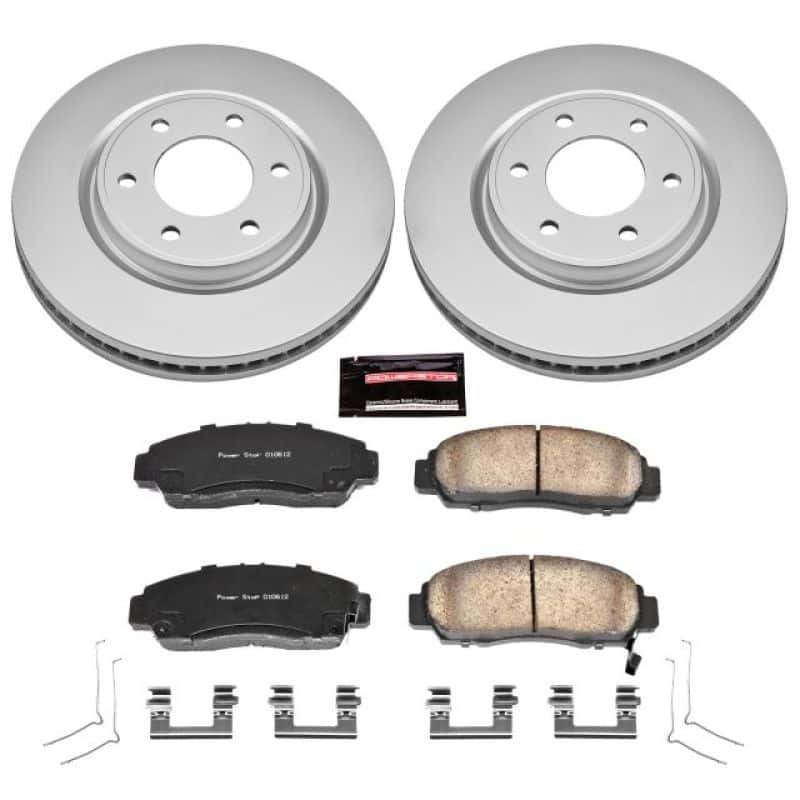 PowerStop — Power Stop 11-13 Infiniti QX56 Front Z17 Evolution Geomet Coated Brake Kit - view 1