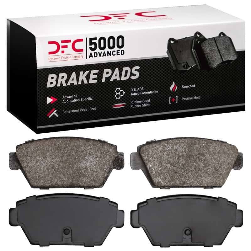 DFC — DFC 85-94 Dodge Colt Rear 5000 Advanced Ceramic Brake Pads
DFC Brake Pad Set - view 4