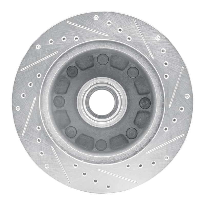 R1 Concepts — R1 92-94 Ford E-350 Econoline Club Wagon Front Left Drilled & Slotted Silver Brake Rotor
R1 Brake Rotor Drill - view 5