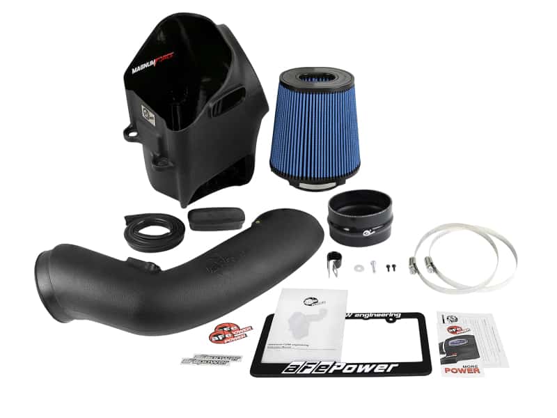 aFe — aFe Magnum FORCE Stage-2 Pro 5R Cold Air Intake System 17-18 Ford Diesel Trucks V8-6.7L (td)
Magnum FORCE Intake - view 3