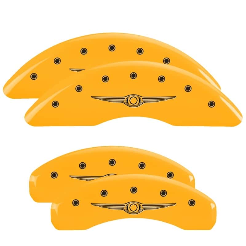 MGP — MGP 4 Caliper Covers Engraved F & R Chrysler Wing Yellow Finish Black Char 2004 Chrysler Pacifica
Caliper Covers - view 1