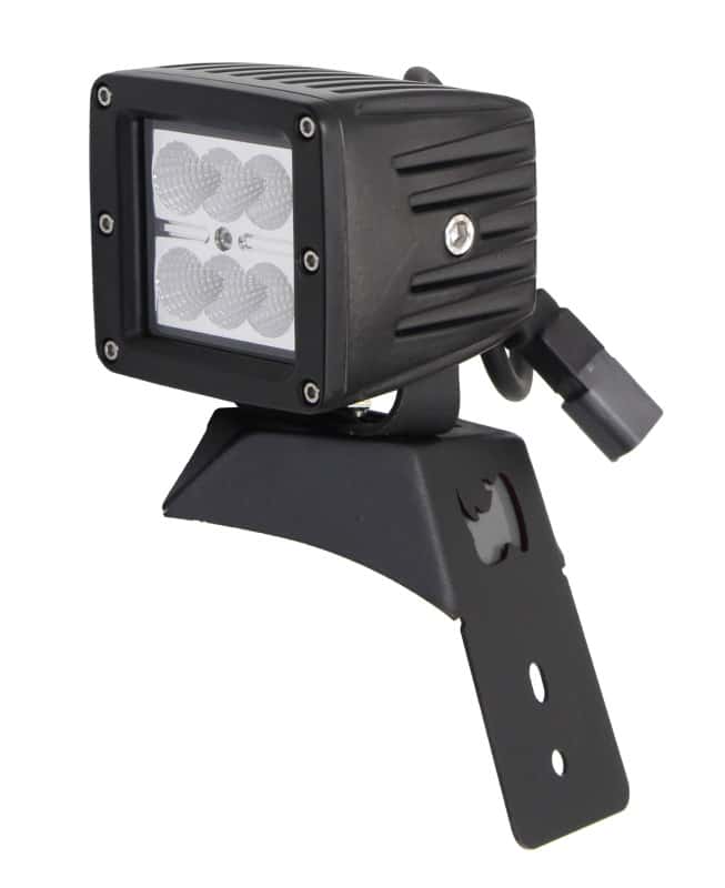 Go Rhino — Go Rhino 18-20 Jeep Wrangler JL/JLU/Gladiator JT Light Mount - 3in Cube
Hood Latch Pod - view 2